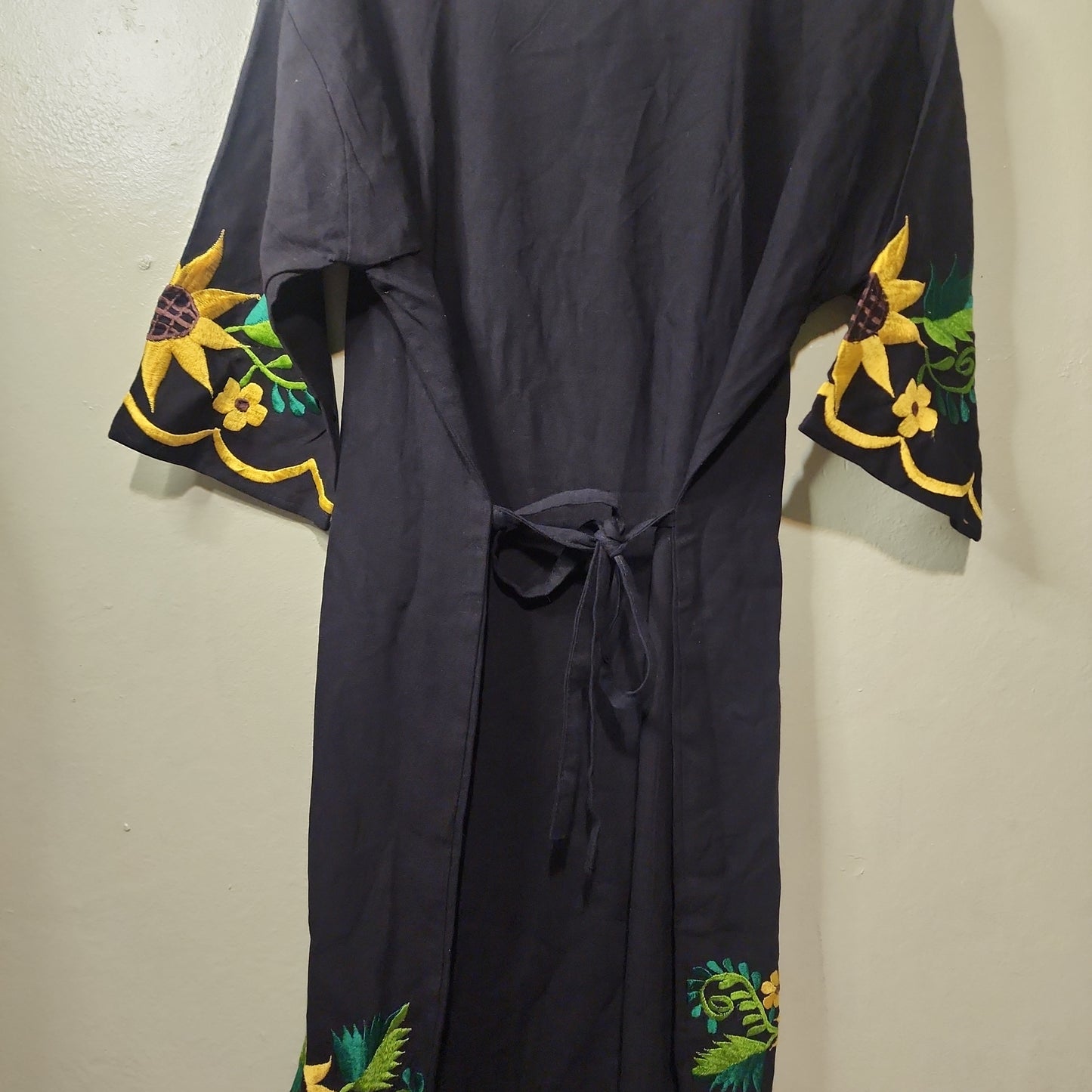 1/2 Sleeve Sunflower Dress