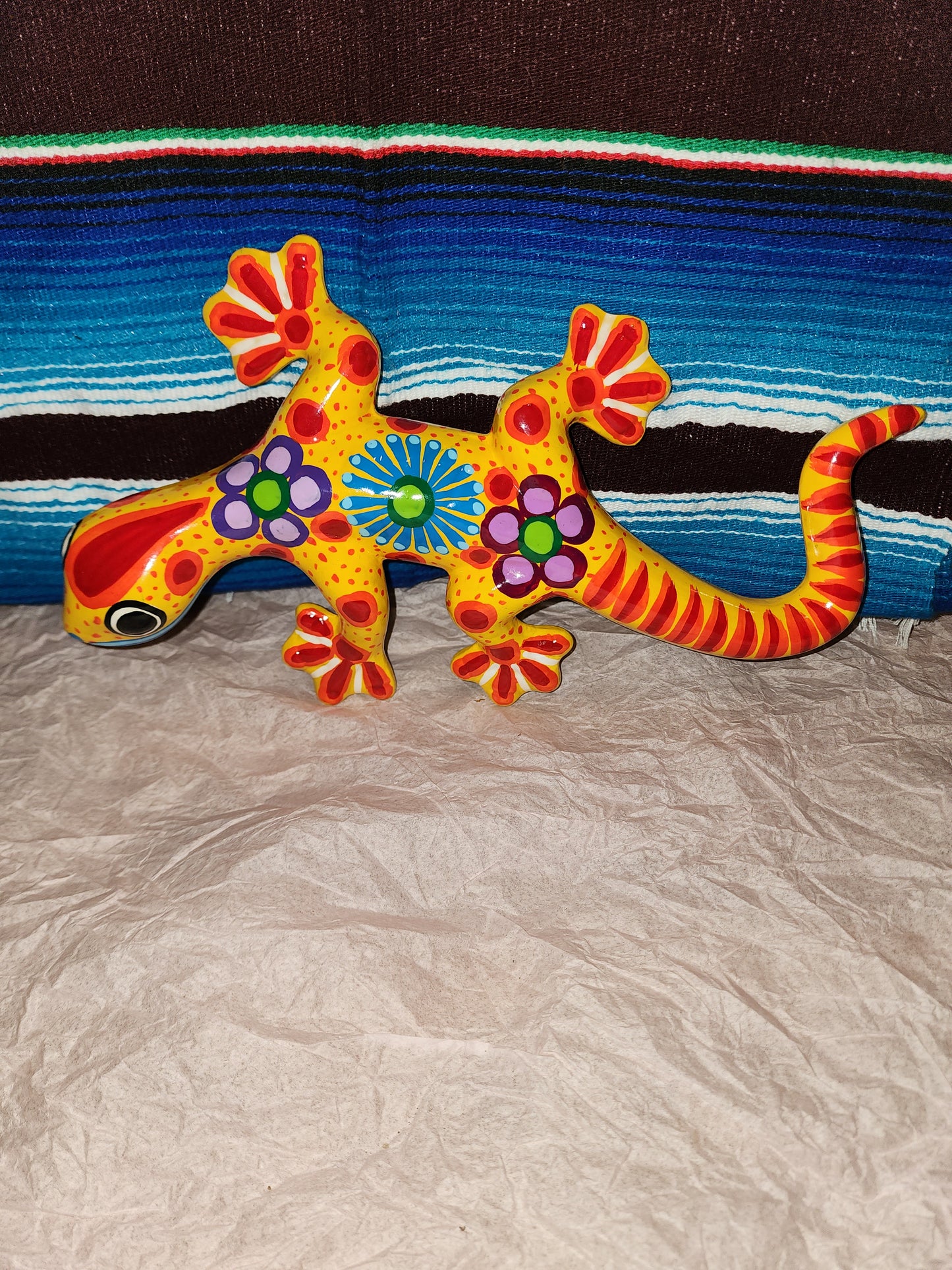 Hand Painted/Hand Crafted Gecko Alebrije