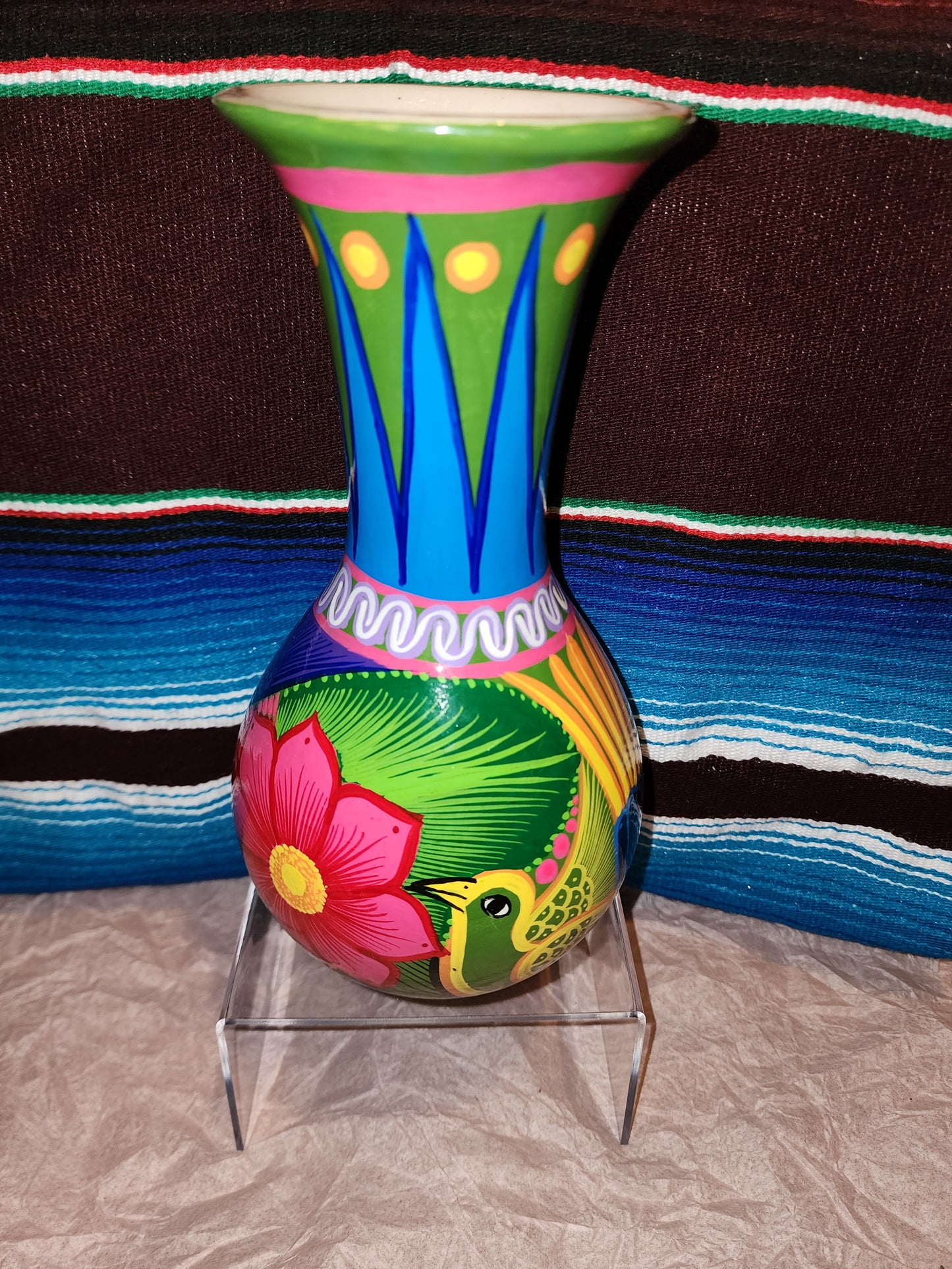 Hand Painted/Hand Crafted Vase