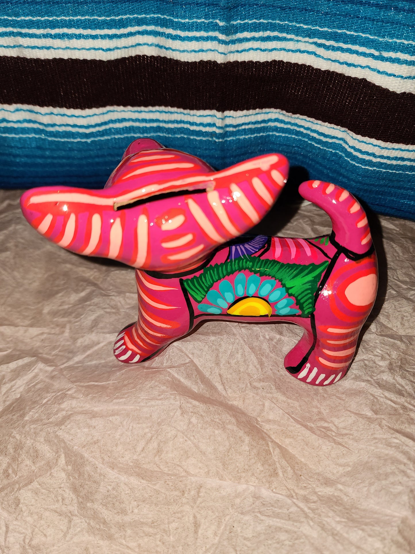 Pink 6in Chihuahua Alebrije