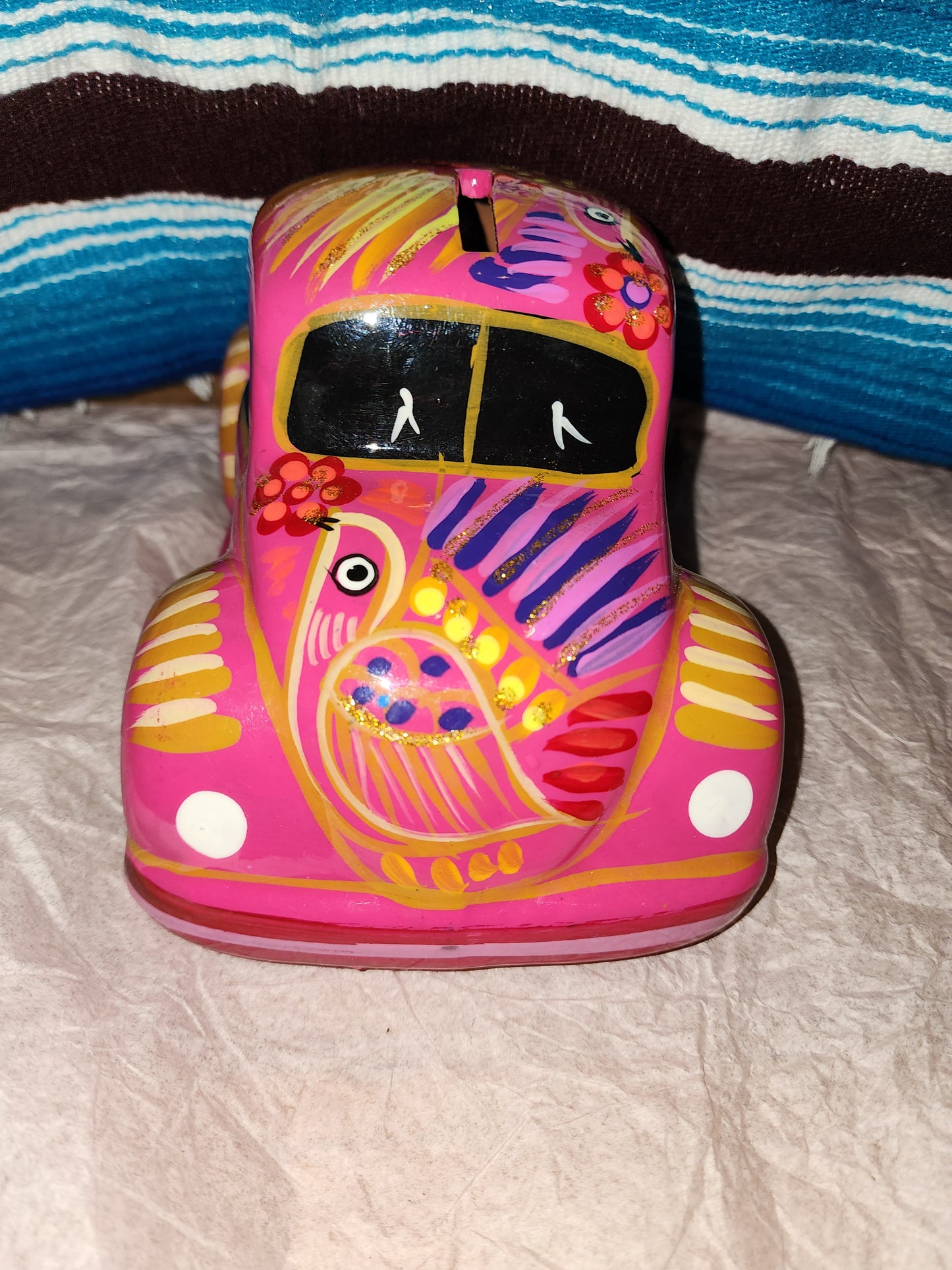 Hand painted Alebrije VW Bug