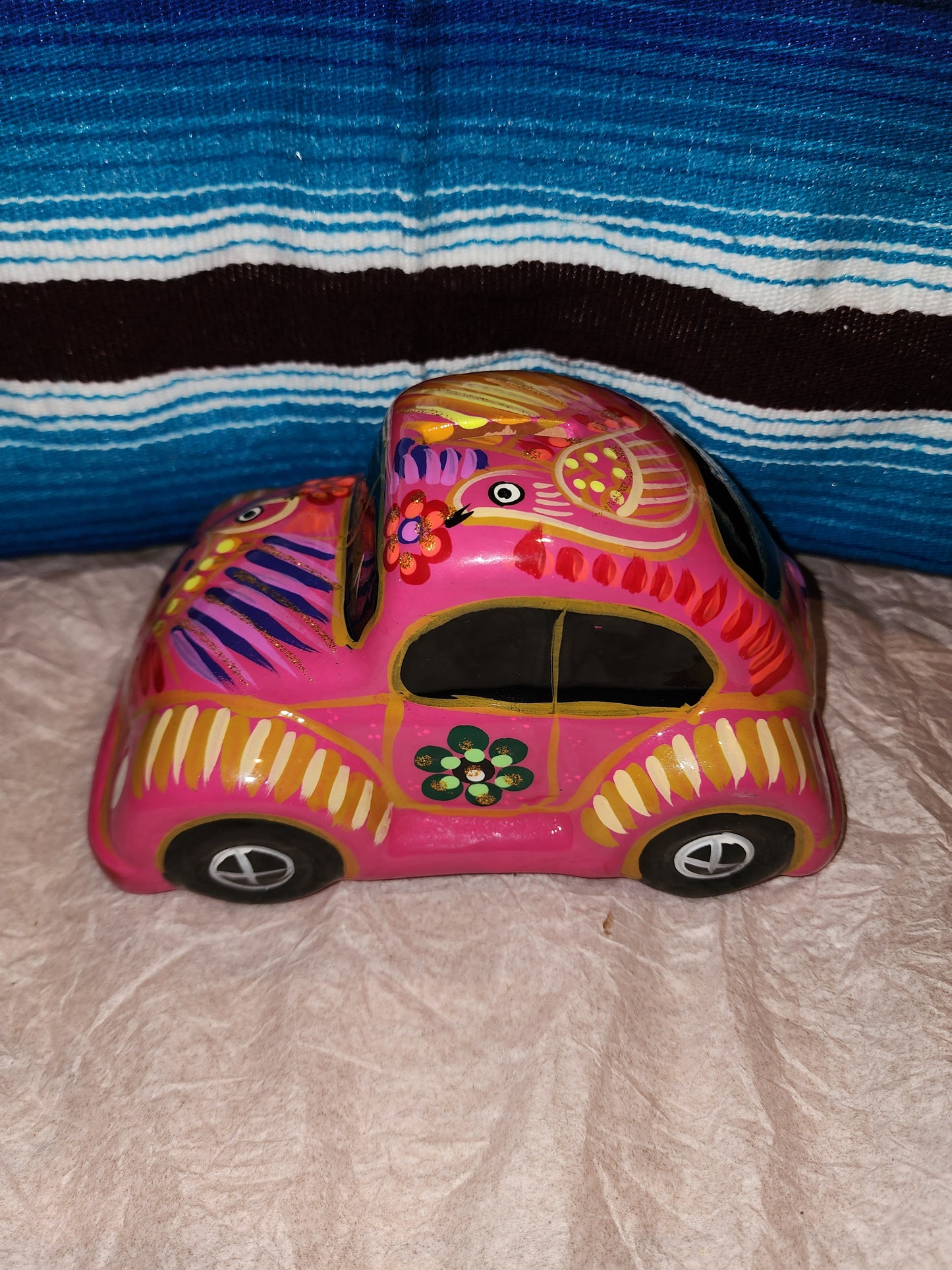 Hand painted Alebrije VW Bug