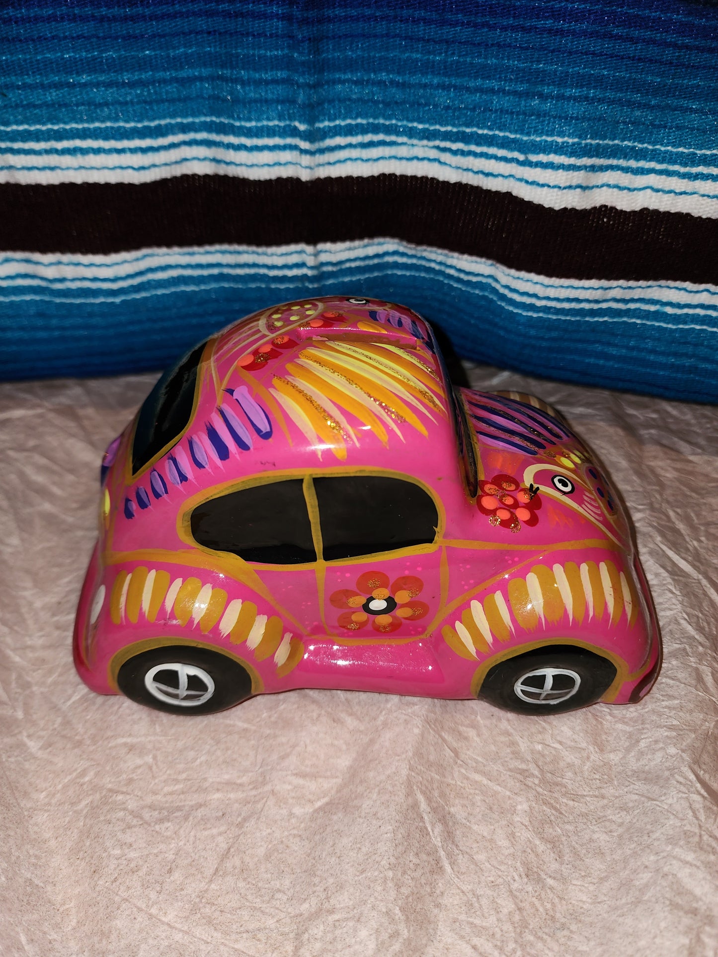 Hand painted Alebrije VW Bug